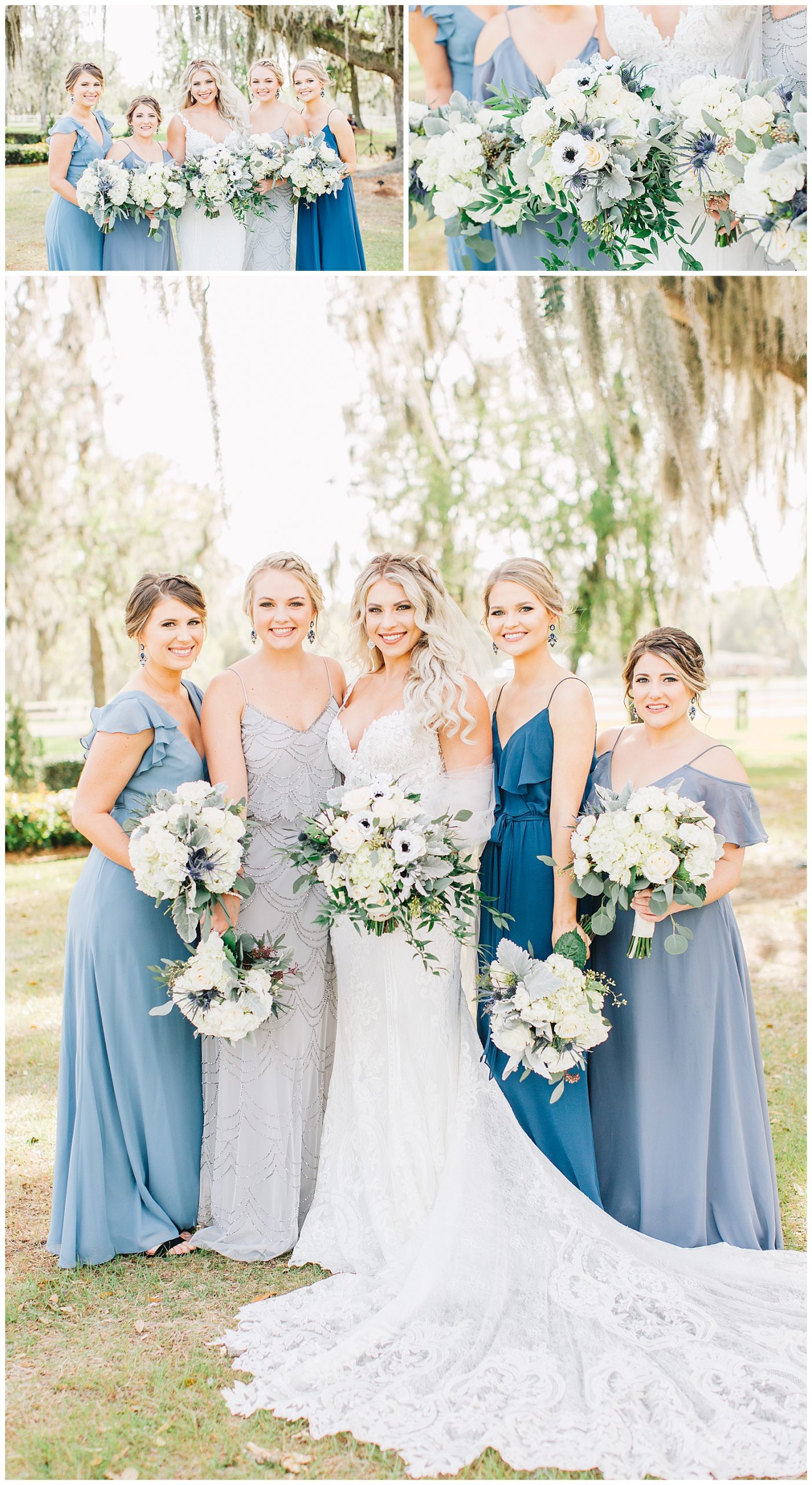 dusty blue bridesmaids