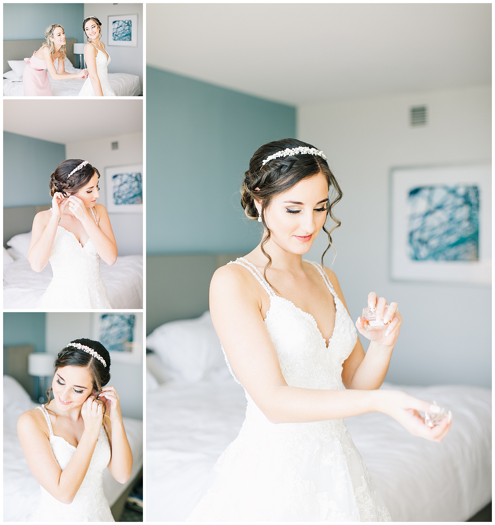 bride getting ready photography