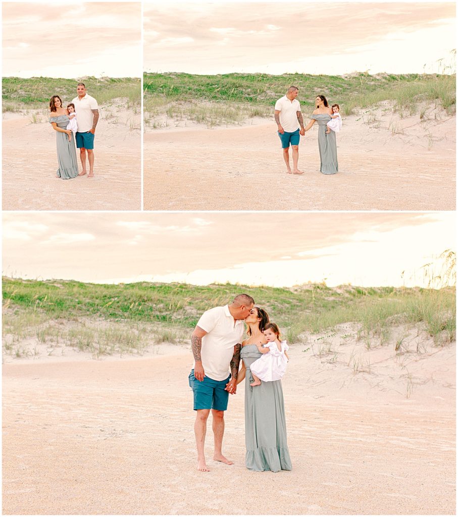 Family photoshoot by Nikki Golden Photography on the beach in St Augustine