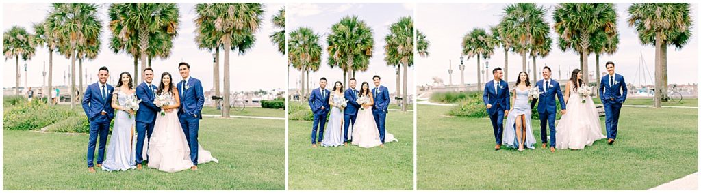 Bridal party at St Augustine wedding | By St Augustine Photographer, Nikki Golden