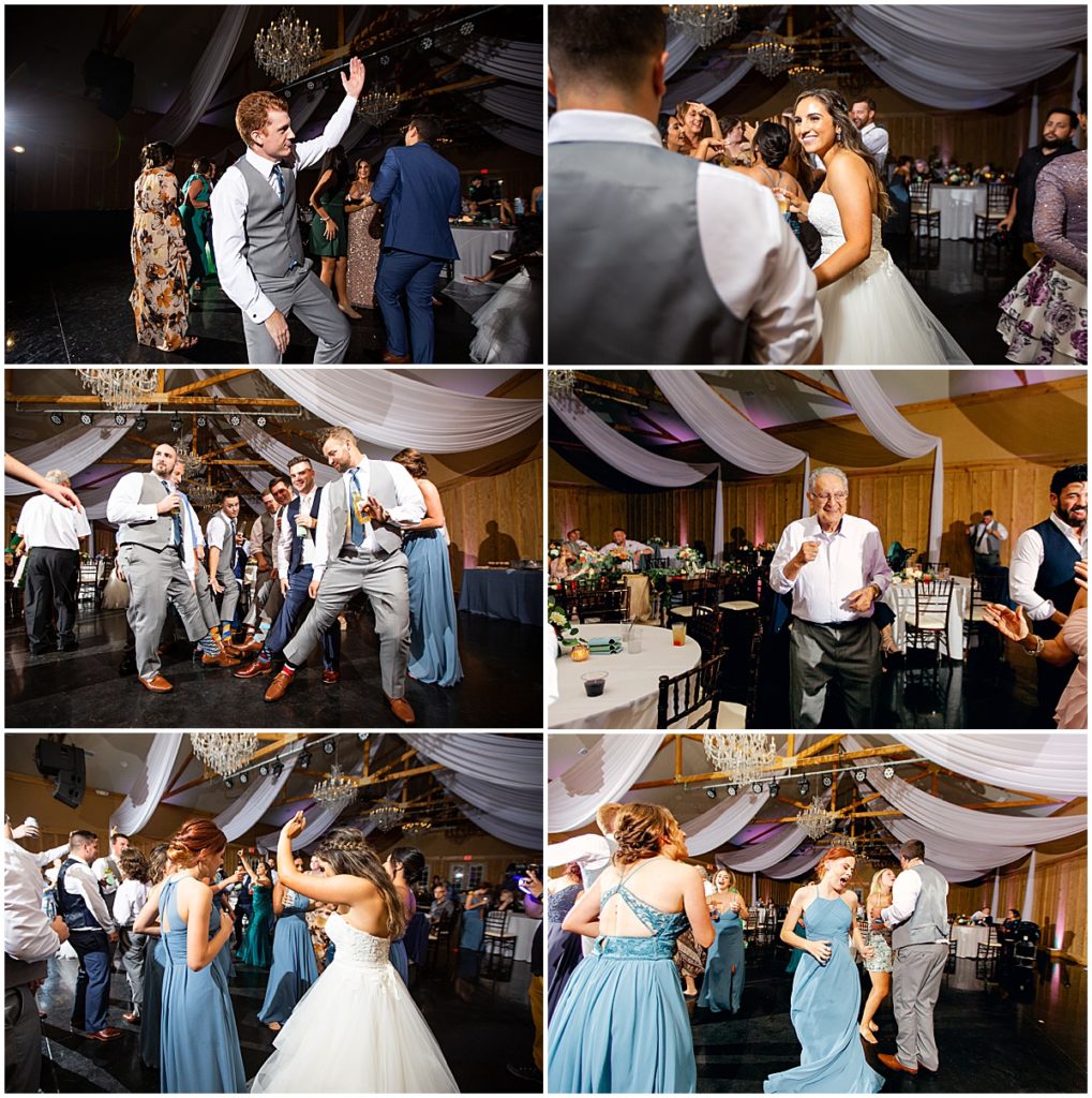 Guests dancing at wedding reception | By Nikki Golden, Jacksonville Wedding Photographer