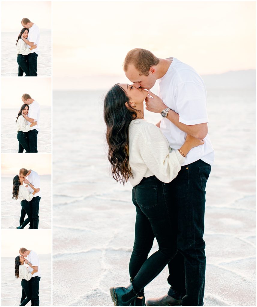 Couples session at Utah Salt Flats, Destination Photographer | Nikki Golden
