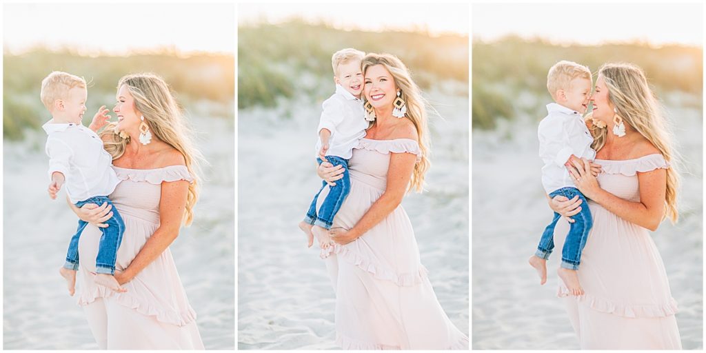 Mother with toddler son at Hanna Park by Jacksonville family photographer, Nikki Golden