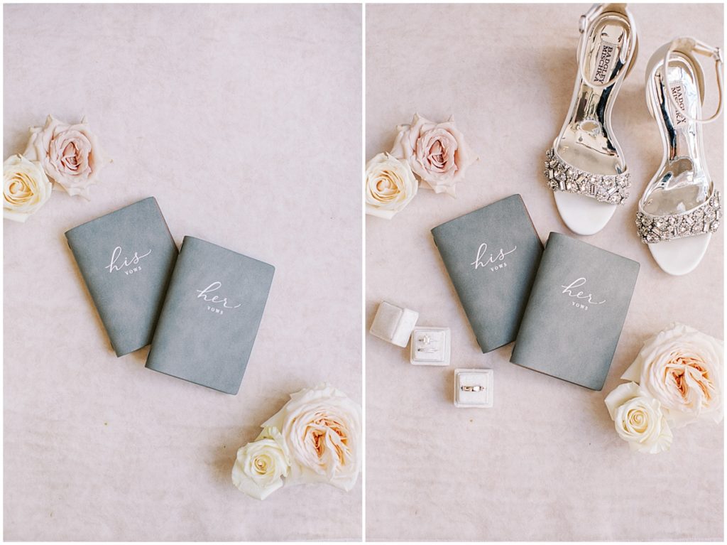 Wedding vow books and accessories | Nikki Golden Photography