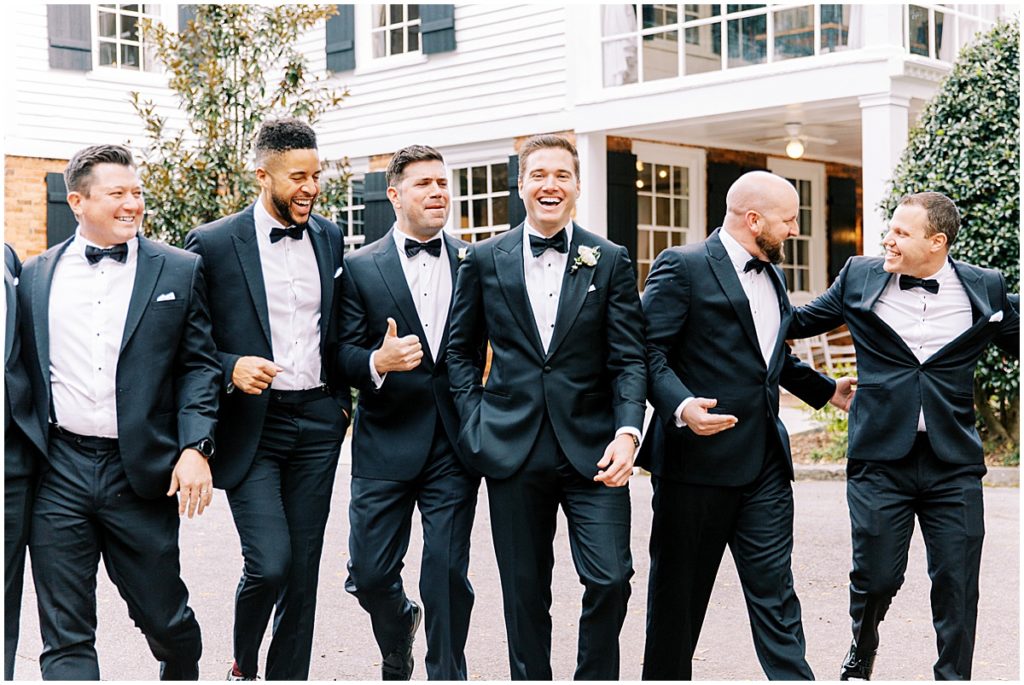 Groom with groomsmen | Atlanta Wedding Photographer | Nikki Golden Photography