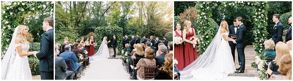 Wedding ceremony at The Estate, Atlanta | Nikki Golden Photography | Atlanta wedding photographer