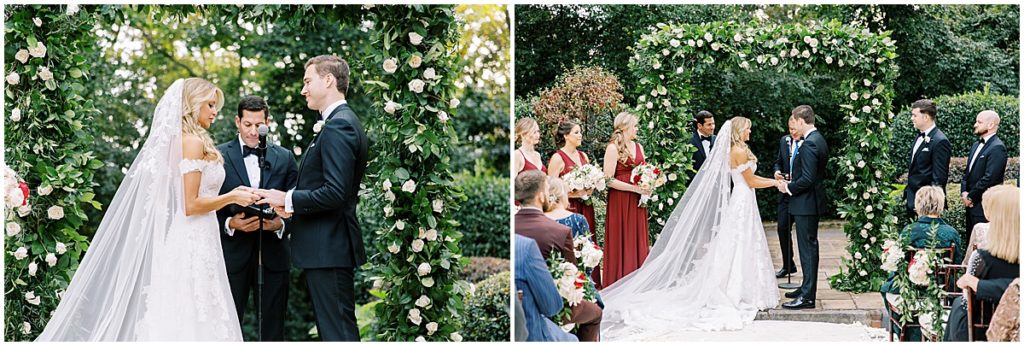 Wedding ceremony at The Estate, Atlanta | Nikki Golden Photography