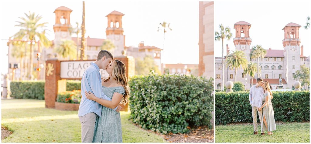 Engagement photo session at Flagler College, St Augustine | Nikki Golden Photography | St Augustine Wedding Photographer
