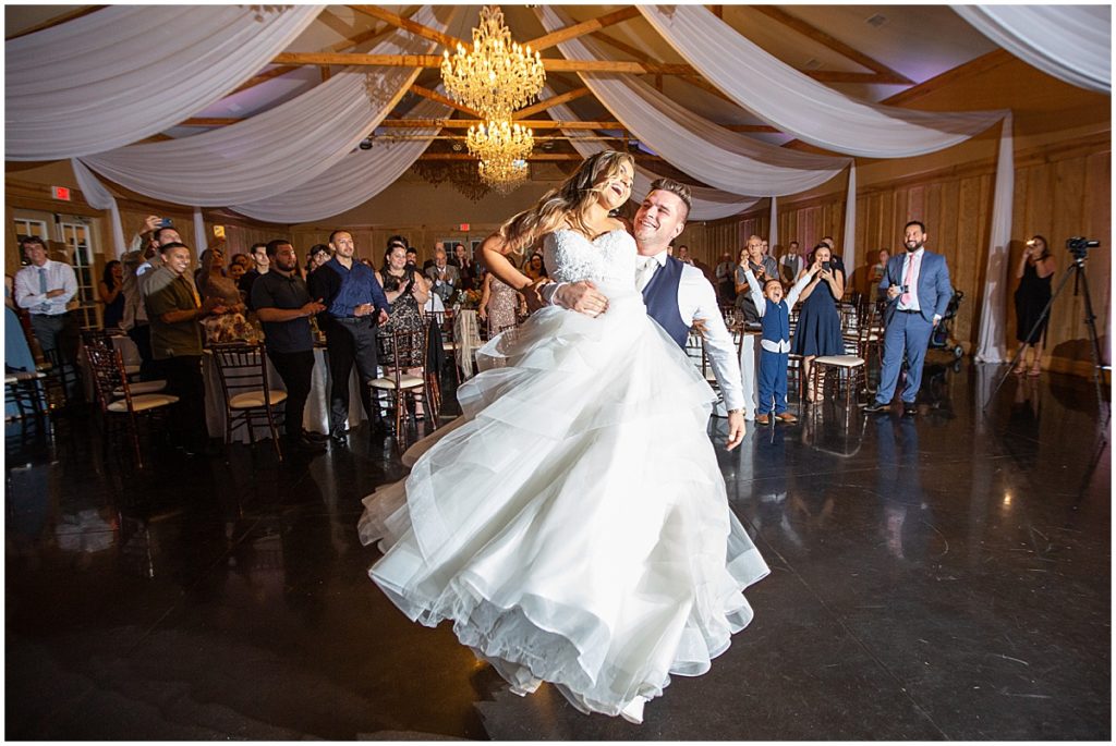 Bride and groom first dance | Wedding Reception Party Moments of 2021 | Nikki Golden Photography 