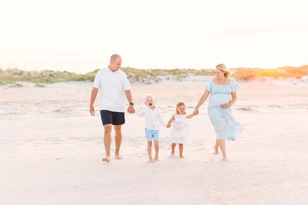 A Beach Family Session at the Beach in St Augustine | By Nikki Golden Photography