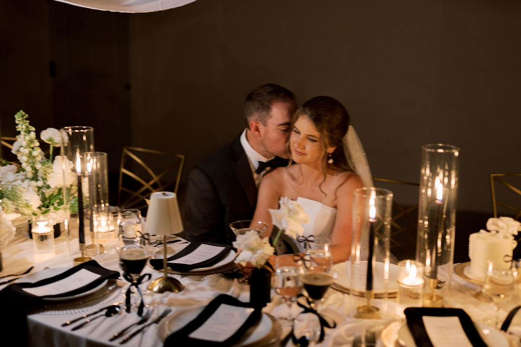 Evening intimate wedding at The Old Spanish Quarter in Jacksonville, Florida