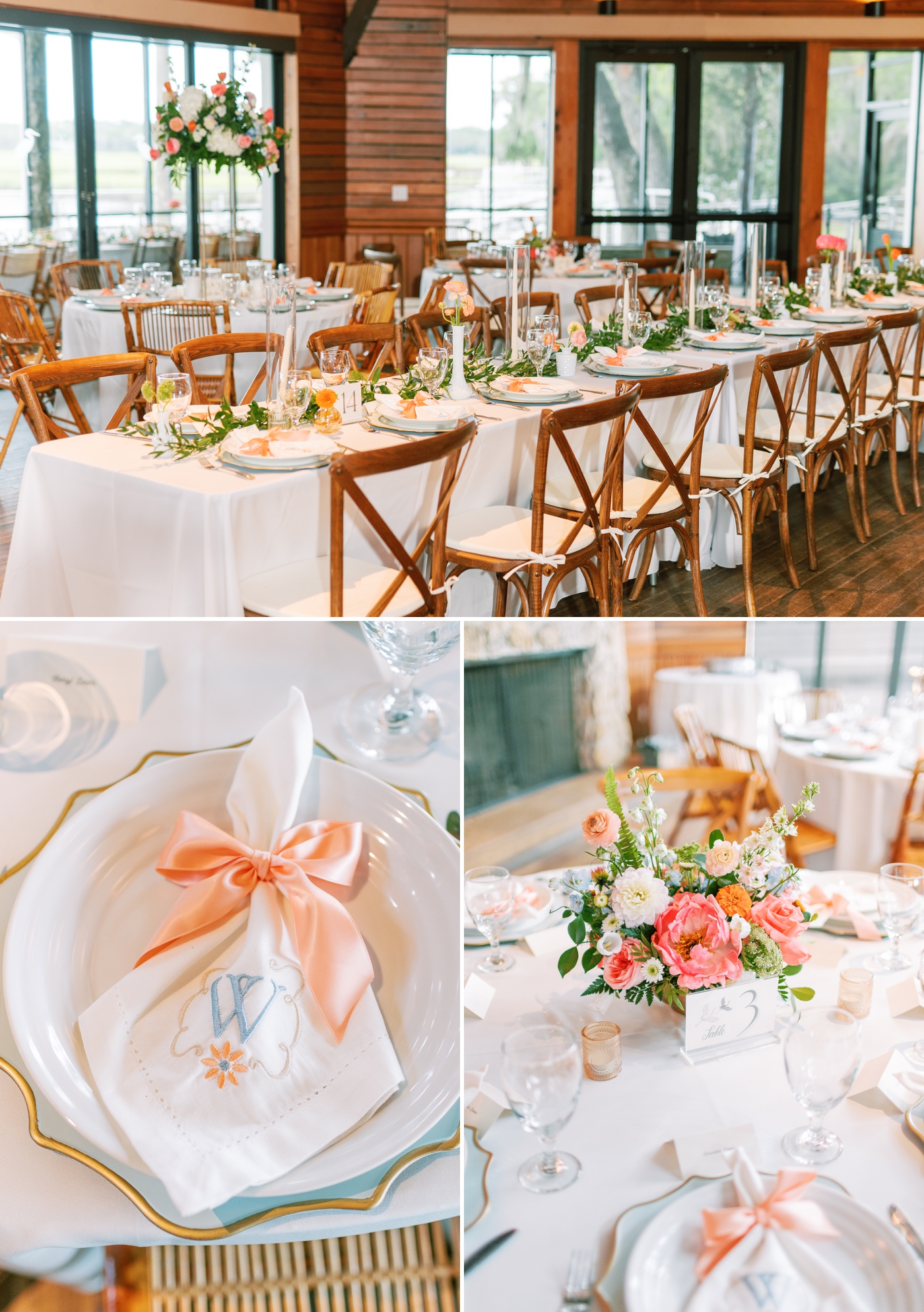 Wedding reception at Walker's Landing in Amelia Island, photographed by Nikki Golden Photography 