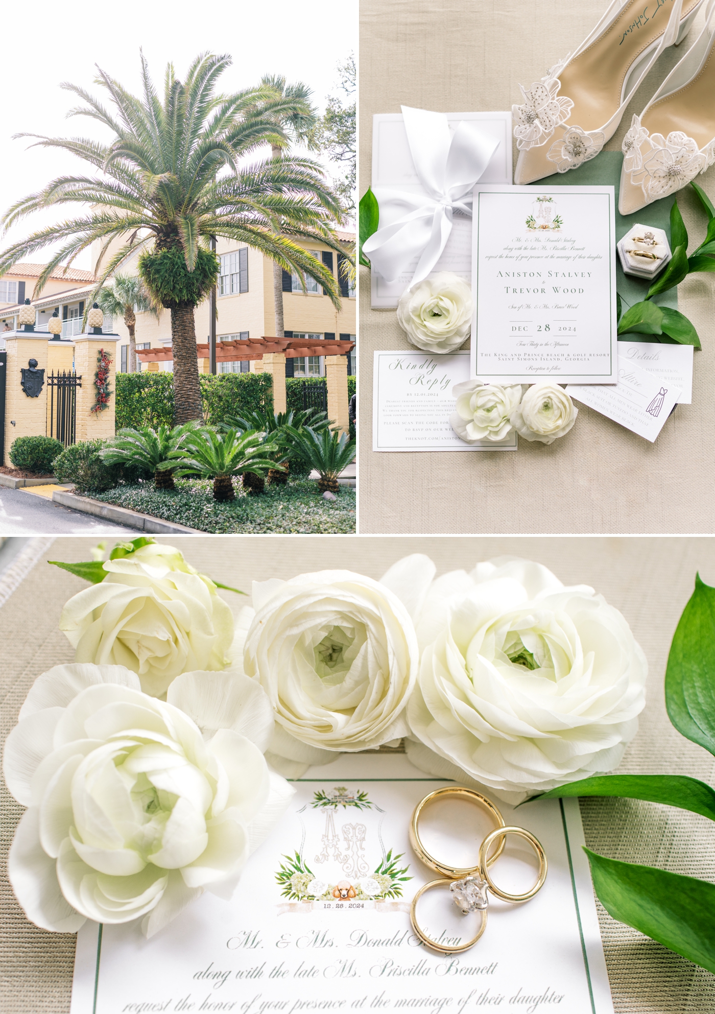 St. Simons Wedding stationery